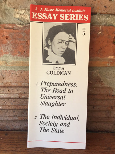 The A.J. Muste Memorial Institute Essay Series: #5 Emma Goldman