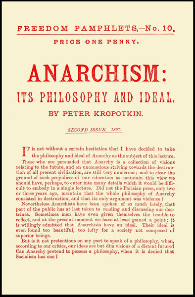 Anarchism: Its Philosophy and Ideal