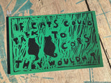 If Cats Could Talk to Cops Sticker