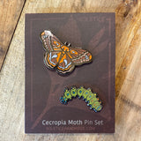 Butterfly and Moth Pin Set