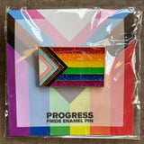Progress Pride Enamel Pin