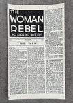 The Woman Rebel: Vol 1 Issue 1