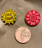 Fuck Trump Wooden Pins