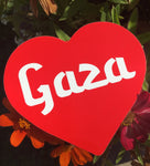 Gaza Heart Sticker