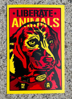 Liberate Animals Sticker