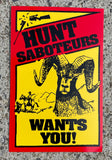 Hunt Saboteurs Wants You! Sticker