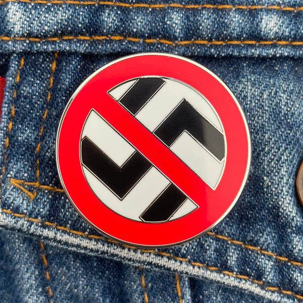 No Nazis Enamel Pin