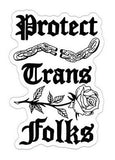 Protect Trans Folks Sticker