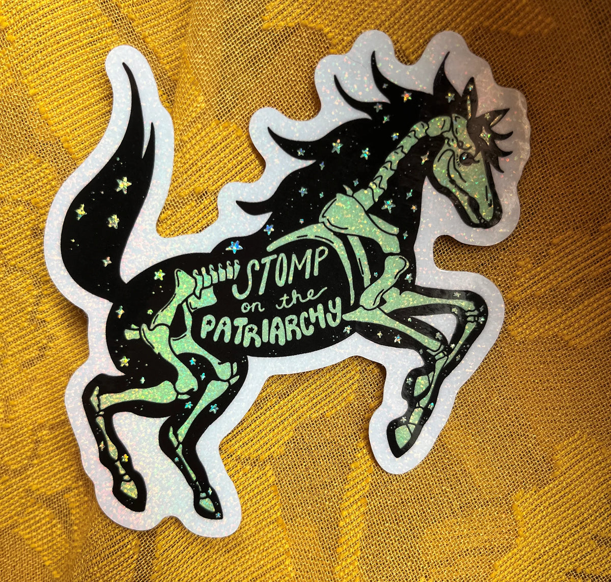 Stomp on the Patriarchy Sticker – Burning Books