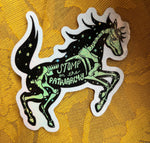 Stomp on the Patriarchy Sticker