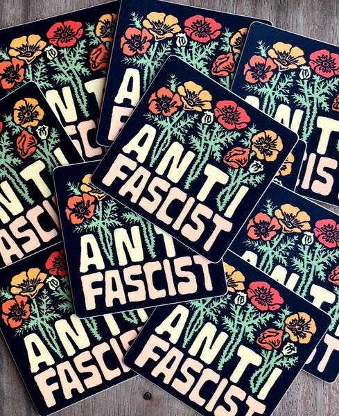 Anti Fascist Sticker