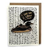 I Love You to the Loon and Back (Card with Magnet)