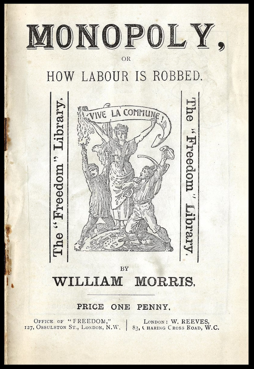 Monopoly or How Labour is Robbed – Burning Books