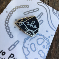 She/Her Pronoun Pins