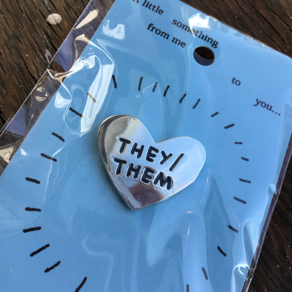 They/Them Pronoun Pins