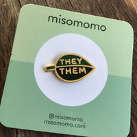 They/Them Pronoun Pins