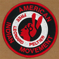 Free Leonard Peltier - AIM Logo Patch