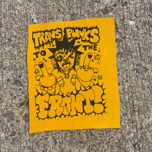 Punk Fabric Patches – Burning Books