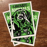 Liberate Animals Sticker
