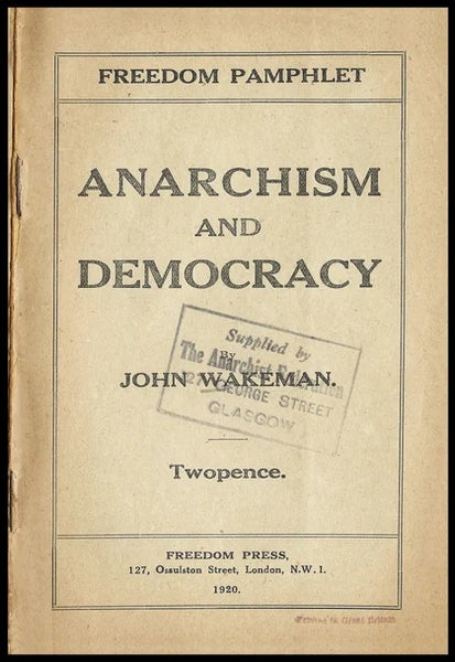Anarchism and Democracy