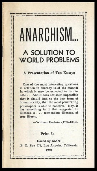Anarchism: A Solution to World Problems