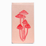 Pink Bonnet Mushroom Notebook