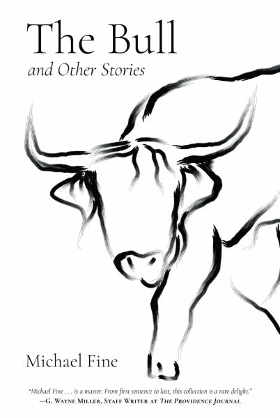 A rough line drawing of the silhouette of a bull, on a blank background.
