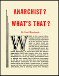 Anarchist? What's That?