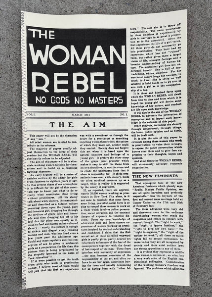 The Woman Rebel: Vol 1 Issue 1