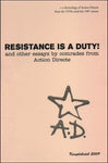 Resistance is a Duty! And Other Essays by Comrades from Action Directe