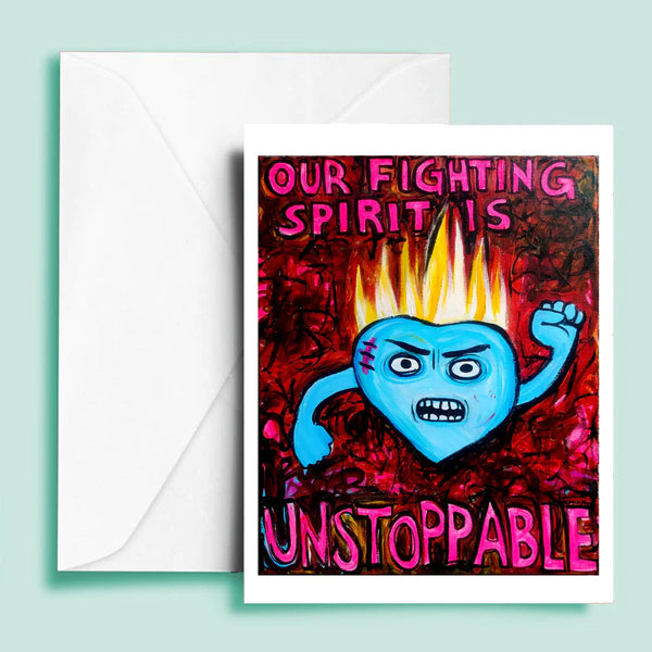 Our Fighting Spirit Greeting Card