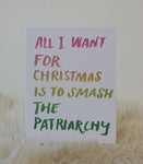 Smash the Patriarchy Holiday Card